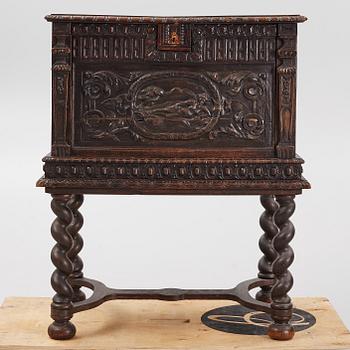 A Baroque style cabinet, 19th Century.