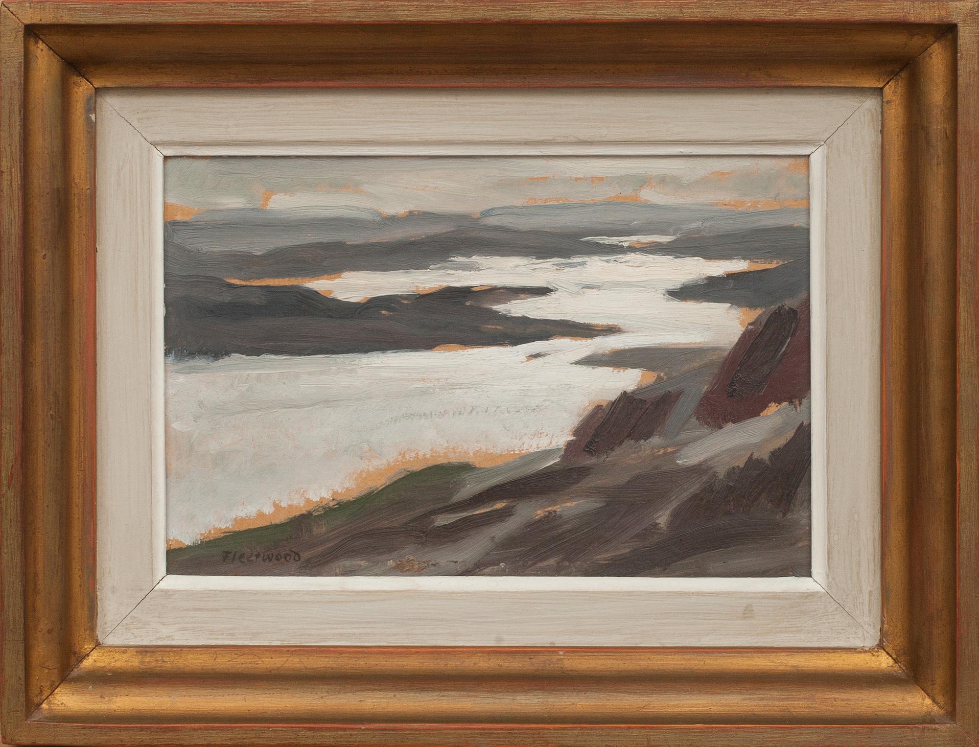 WILLIAM FLEETWOOD, olja på pannå, signerad.