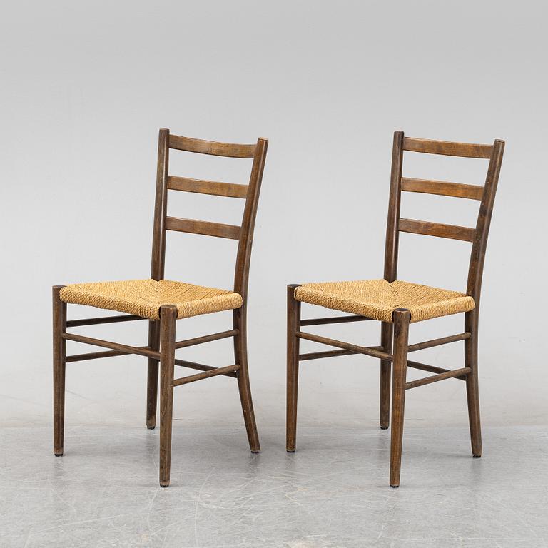 Stolar, 6 st, Gemla, Diö, 1930/40-tal.