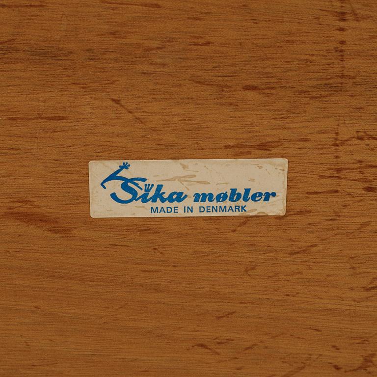 A teak drinks trolley, Sika Möbler, Denmark, 1950's/60's.