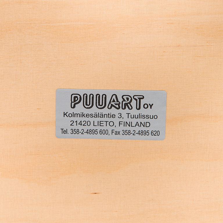 Tuula Falk, stolar, ett par, Puuart, Lieto, ca 2010.