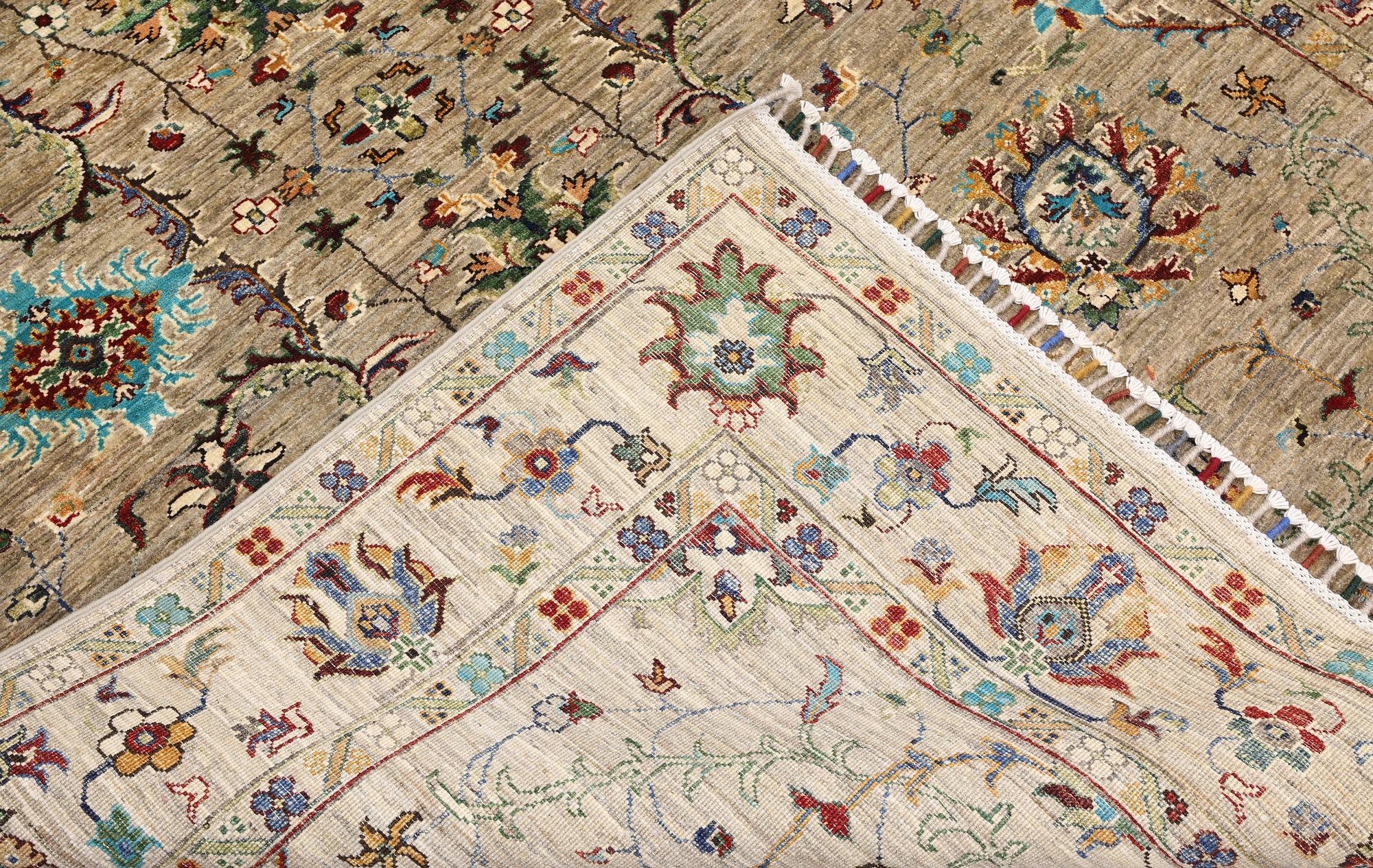 A rug, Zigler design, approx. 239 x 173 cm.