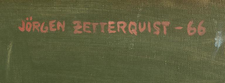 JÖRGEN ZETTERQUIST, olja på duk, signerad och daterad -66.