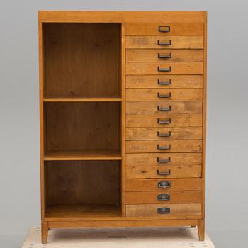 FÖRVARINGSSKÅP/BOKHYLLA, 1920-/30-tal.
