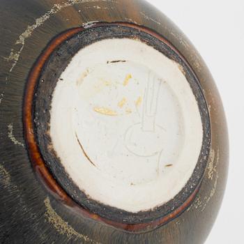 Stig Lindberg, tekanna, skål och kanna, Gustavberg Studio, 1960-1966.