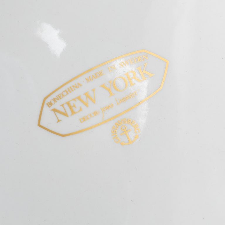 Jonas Lindkvist, servisdelar, 55 st, "New York", Gustavsberg.