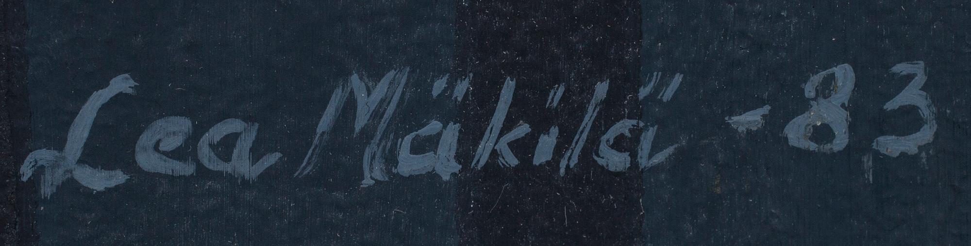 LEA MÄKILÄ, olja på skiva, signerad och daterad -83.