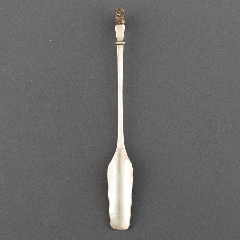 WA Bolin, stiltonspade, silver, Stockholm 2009.