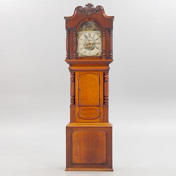 A longcase clock by J. Griffith, Carnarvon, England, first half of the 19th Century.