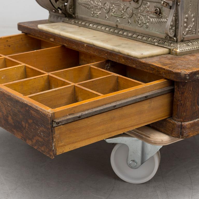 A National till machine, USA, early 20th Century.
