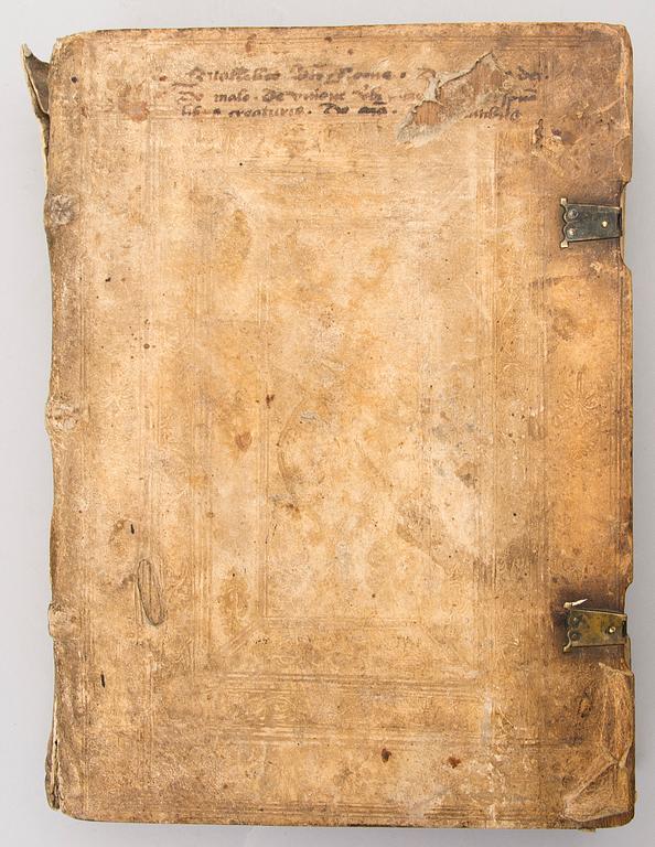 TUOMAS AKVINOLAINEN, Questiones disputate angelici doctoris, Köln 1500, kustantaja Heinrich Quentell.