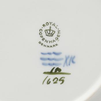 A porcelian set of tableware of 35 pcs by Royal Copenhagen.