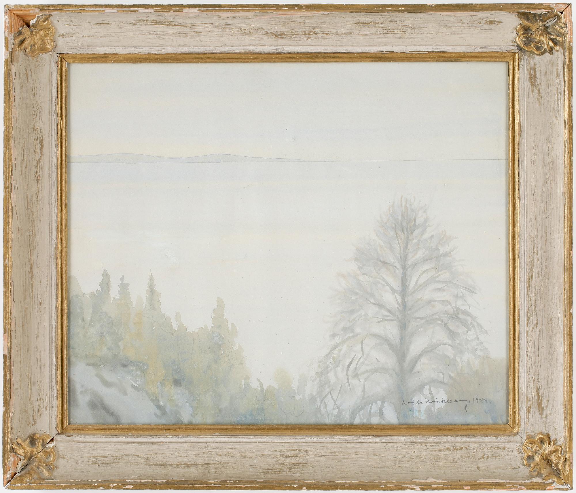 NILS WIKBERG, 2st, akvareller, signerade och daterade 1944.