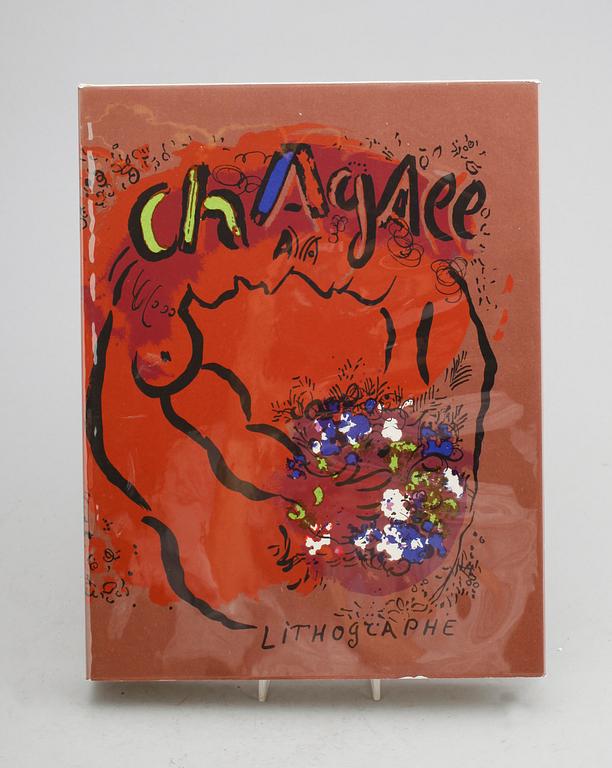 Bok,  "Chagall Lithographe", av Julien Cain & Fernand Mourlot, éditeur André Sauret, 1960.