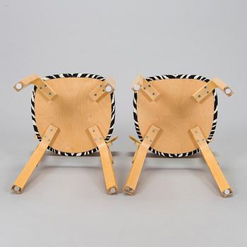 Alvar Aalto, stolar, 6 st, modell 69, Artek, 1900-talets slut.