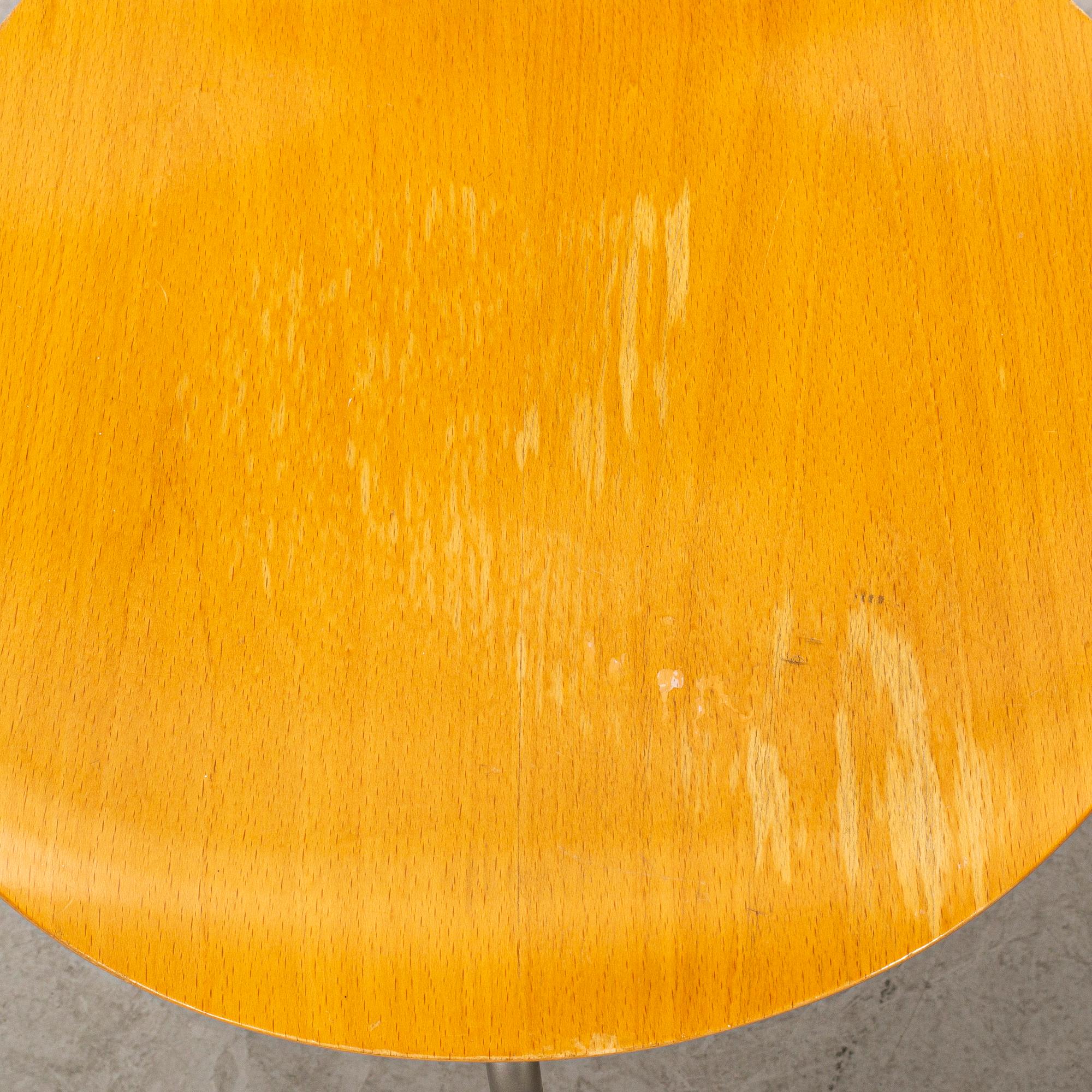 A PAIR OF 1960s "ANT" CHAIRS by ARNE JACOBSEN for FRITZ HANSEN.