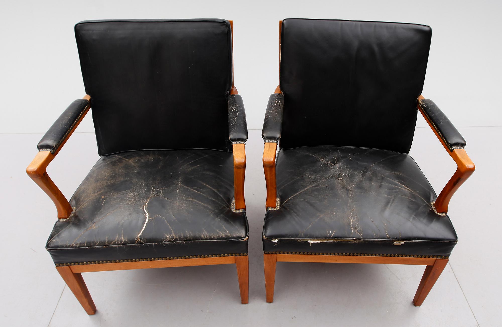 FÅTÖLJER, 1 par, AB Chamberts Möbelfabrik, 1959.