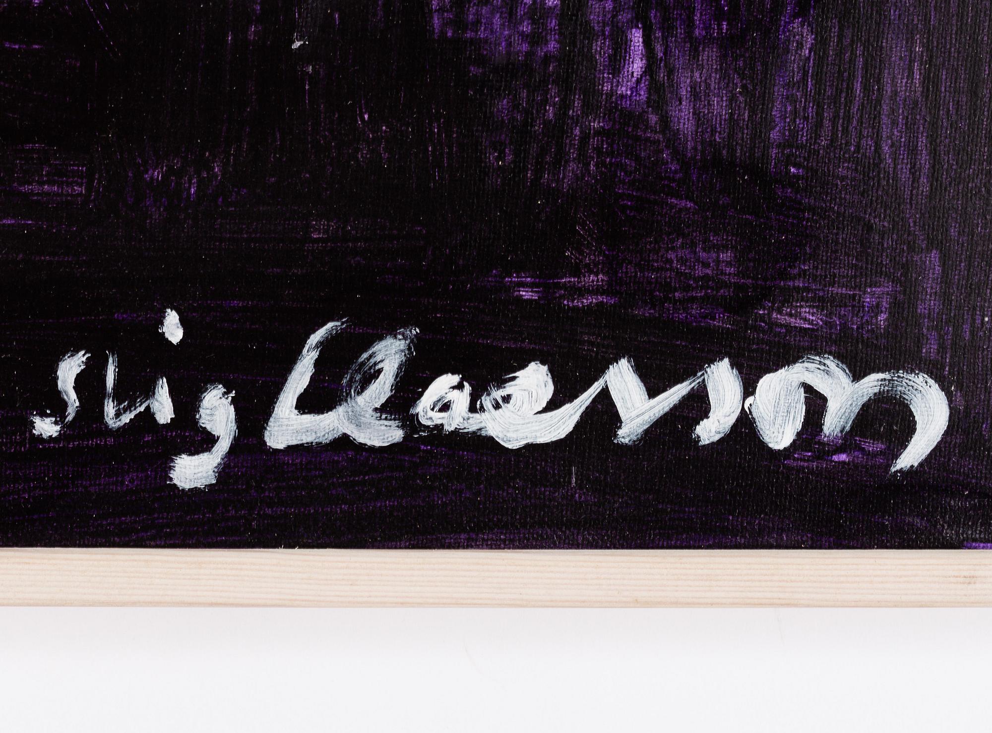 STIG CLAESSON, oil on canvas, signed.