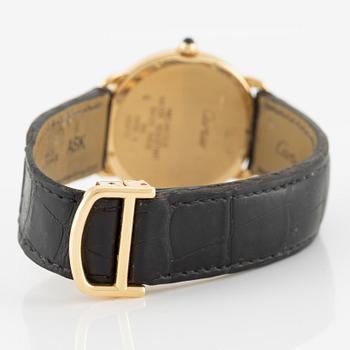 Cartier, Louis Ronde, wristwatch, 33.5 mm.
