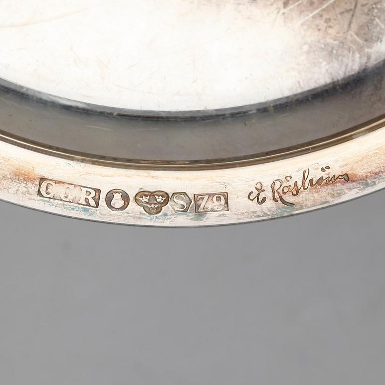SÅSSKÅL, silver, Råström, Stockholm 1974. Vikt ca 510 gram.