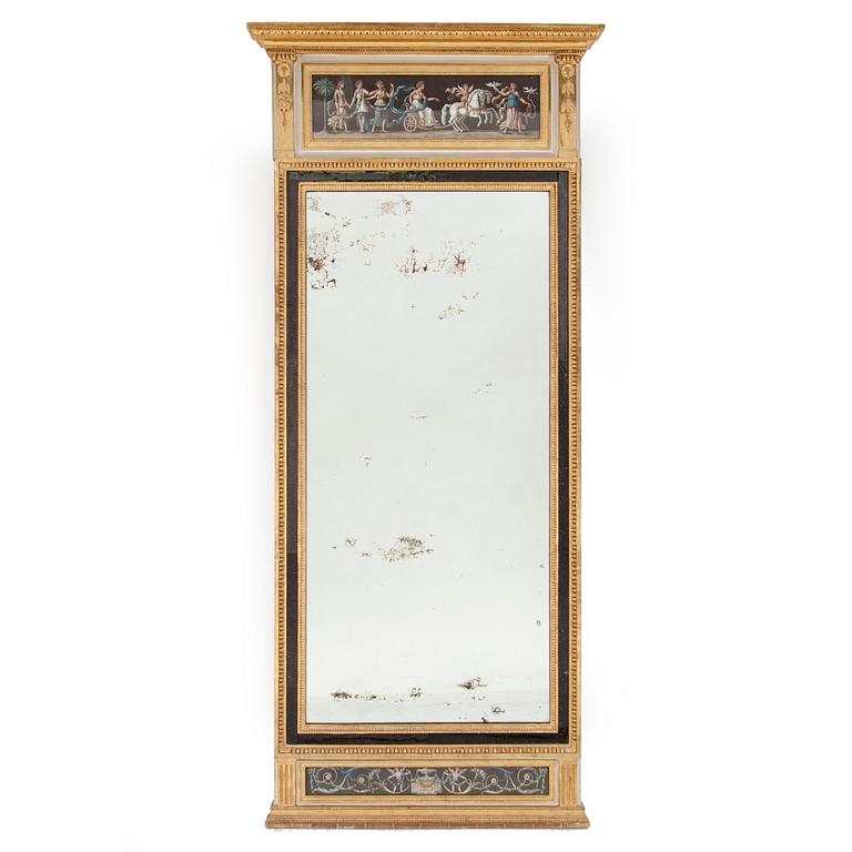 A late Gustavian mirror.