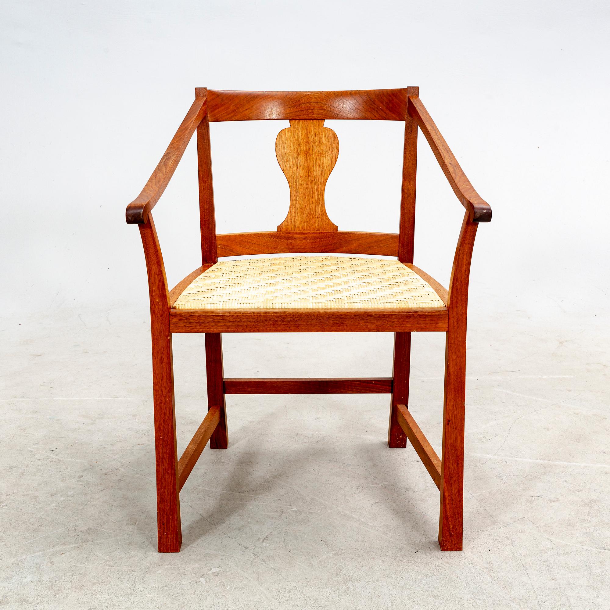 Carl Malmsten, karmstol "Stadshusstolen" Carl Malmsten skola 1996.