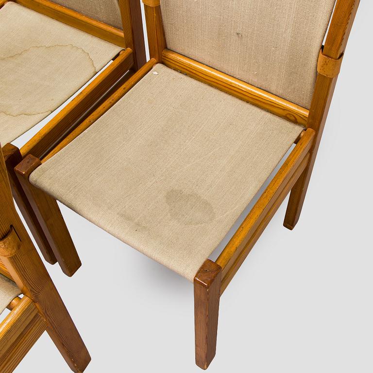 Pirkko Stenros, tuoleja, 8 kpl, Artek, 1950-luku.