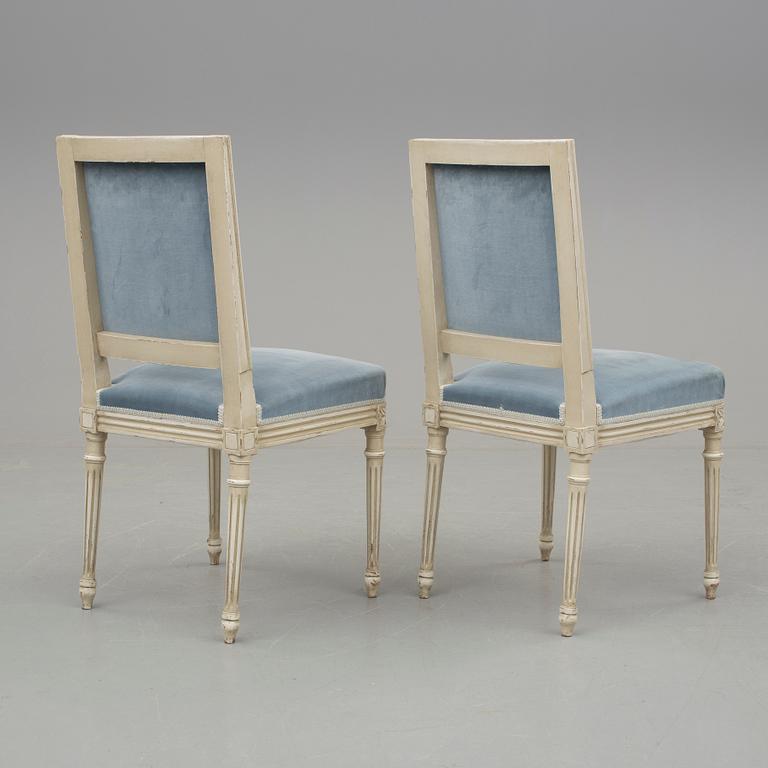 STOLAR, 24 st, Louis XVI-stil, 1900-talets andra hälft.