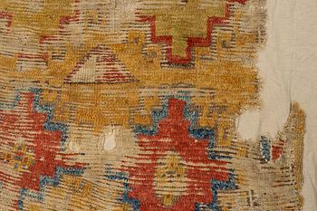 An 18th century Cappadocia 'Memling Gül" fragment, c. 67 x 45 cm.