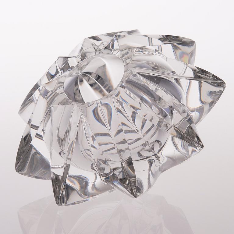 AIMO OKKOLIN, MALJAKKO, lasia, "Tähti" 6575, signeerattu Aimo Okkolin Riihimäen Lasi Oy.