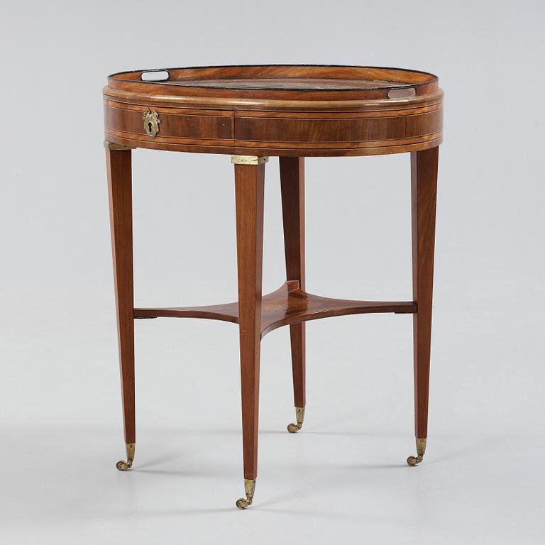 A Gustavian table signed by Georg Haupt, master 1770.