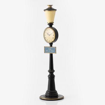 LeCoultre, "Rue De La Paix", desk clock, 28 cm.
