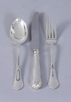 BESTICKSERVIS, 36 delar, silver.