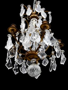 LJUSKRONA, barockstil, 1900-/2000-tal. Höjd 56 cm.
