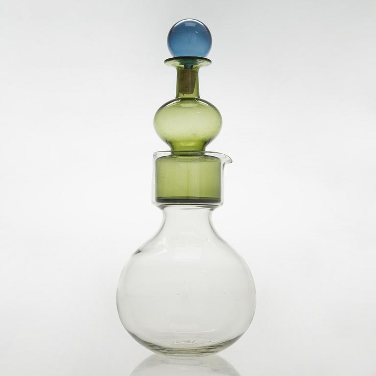 Kaj Franck, a decanter, KF 501  'The Bells of Kremlin', signed K. Franck, Nuutajärvi, Notsjö -60.