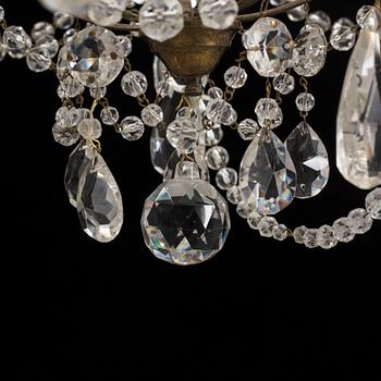 An early 20th century ceiling light.