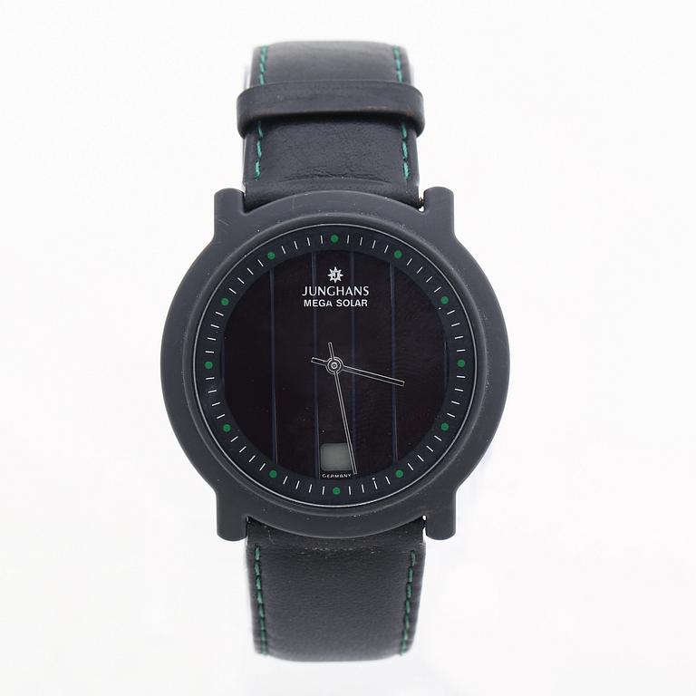 JUNGHANS, Mega solar, wrist watch 38 mm,