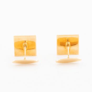 18K gold, cufflinks. A. Dragsted, Copenhagen.
