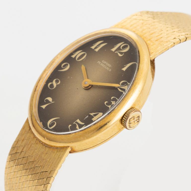 Girard-Perregaux, wristwatch, 18K gold, 21 mm.