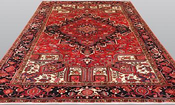 A carpet, Heris, c. 347 x 230 cm.