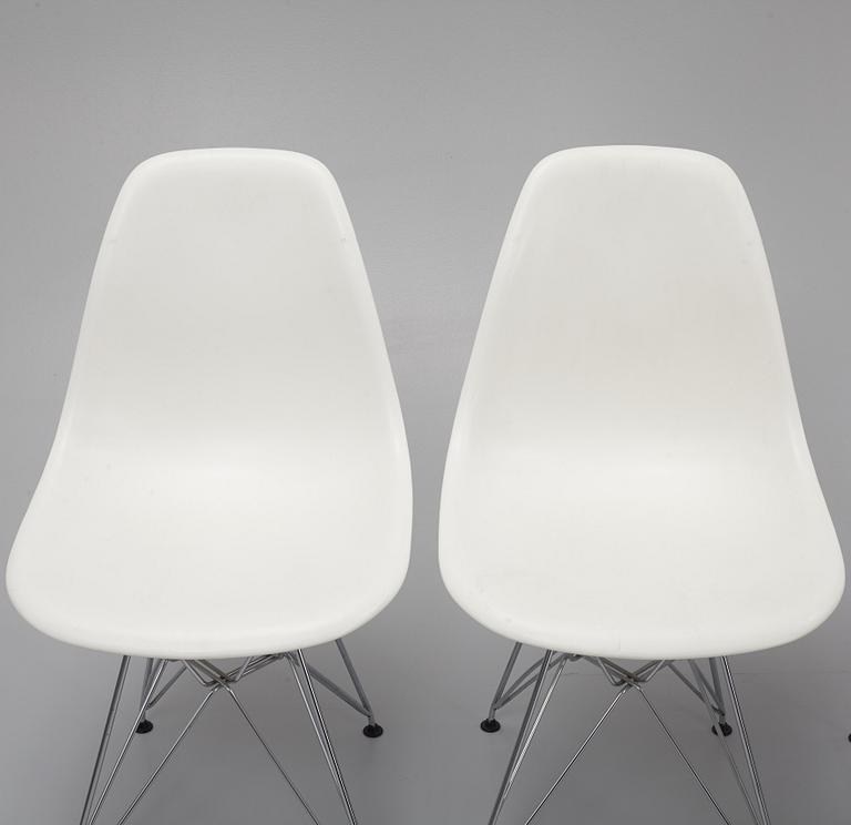 Charles & Ray Eames, stolar, 6 st, "Plastic chair", Vitra, 2006.