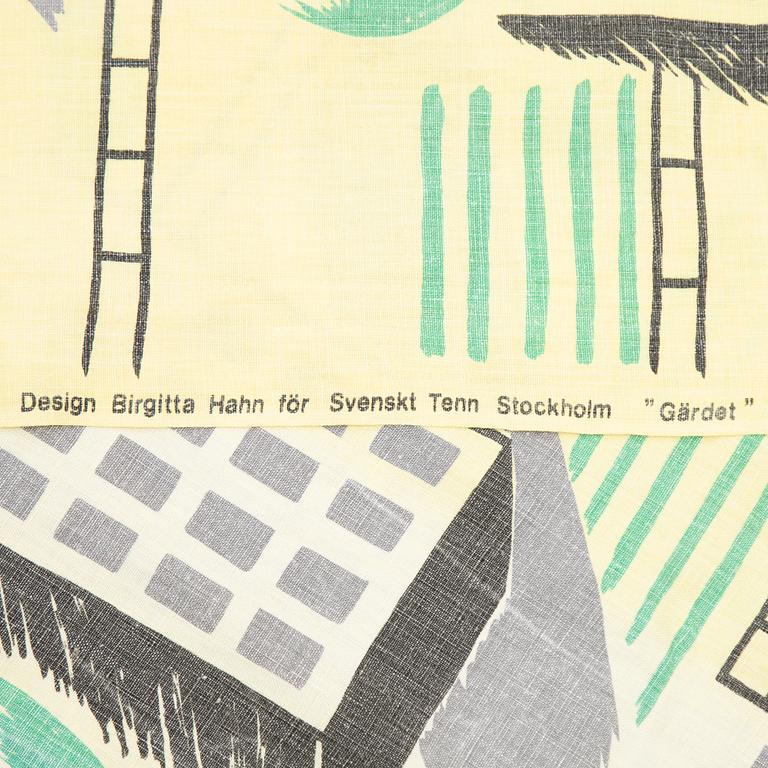 Birgitta Hahn, a pair of "Gärdet" curtains, Firma Svenskt Tenn.