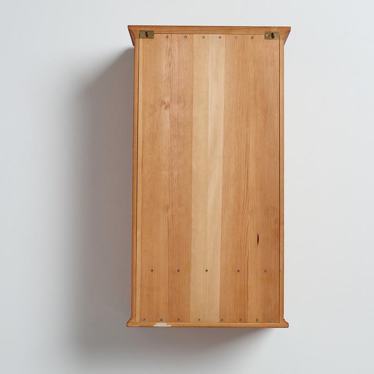 James Krenov, a wall cabinet, executed in his own workshop, Bromma, Sweden ca 1965.