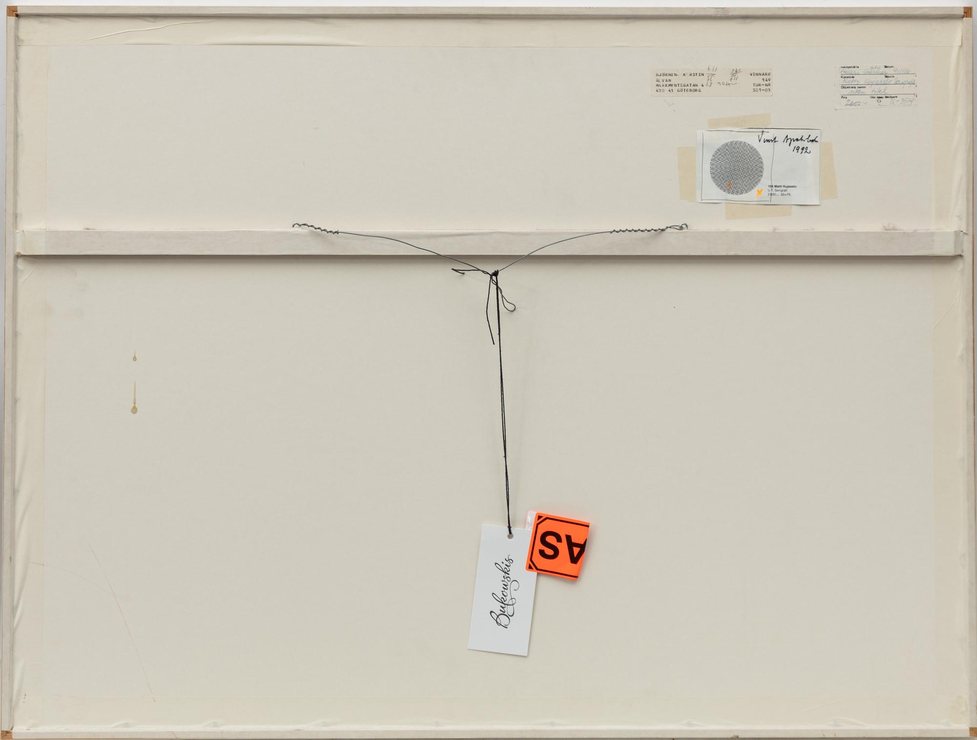 Matti Kujasalo, Untitled.
