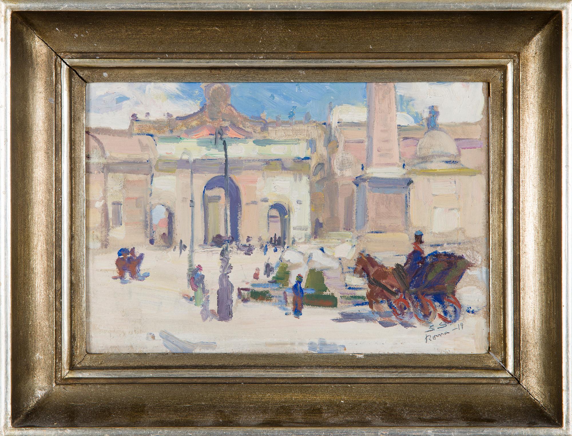 Santeri Salokivi, Vy från Rom.