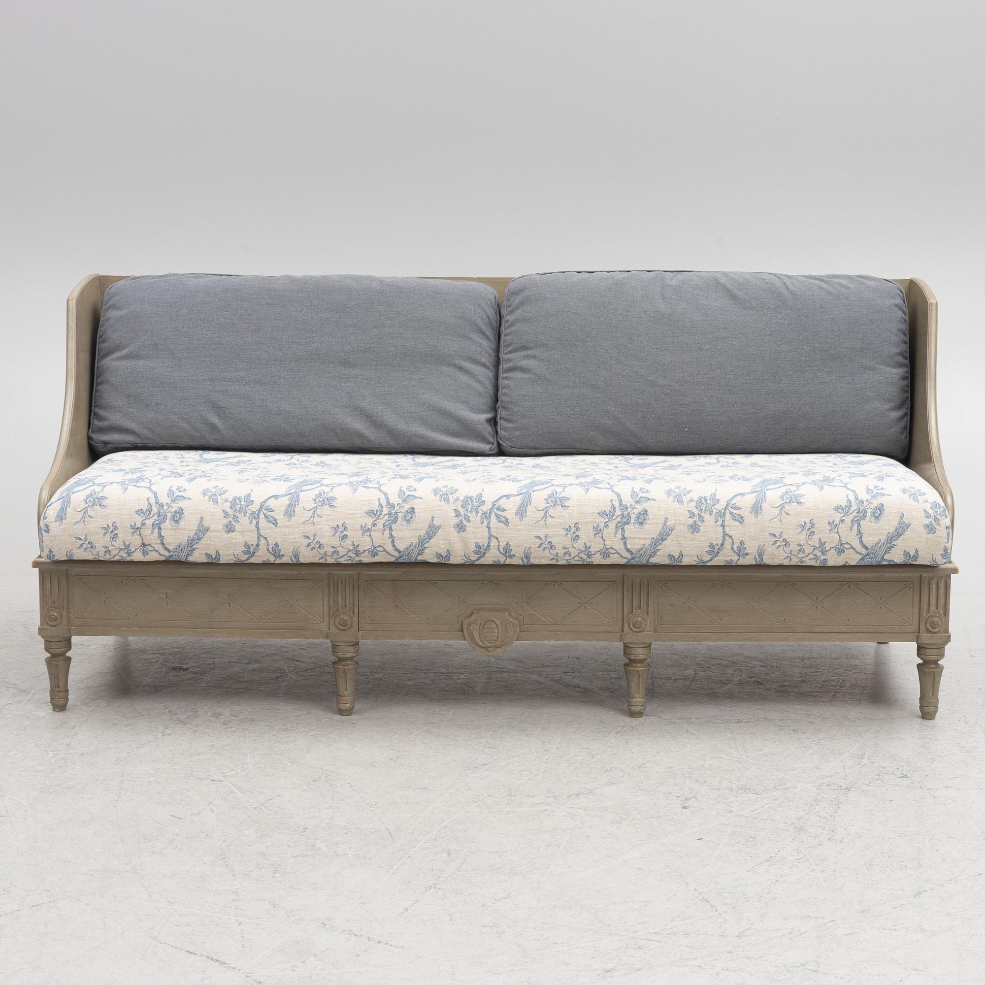 Olof Bratt, sofa, Apelzin Möbler och Rum, second half of the 20th century.