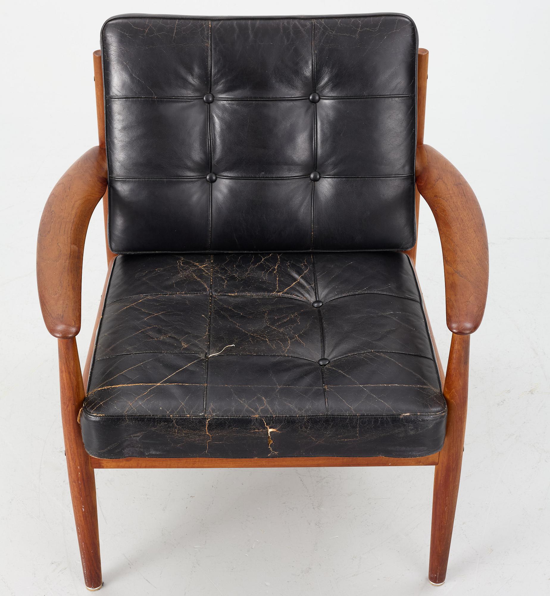 Grete Jalk, an armchair, France & Son, Denmark.