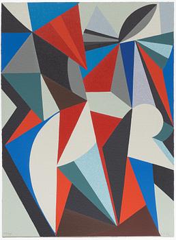 C Göran Karlsson, "Figurer", mapp med sex serigrafier.