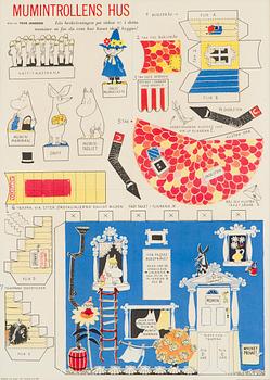 Tove Jansson, A paperhouse "The Moomins' House" 1957.