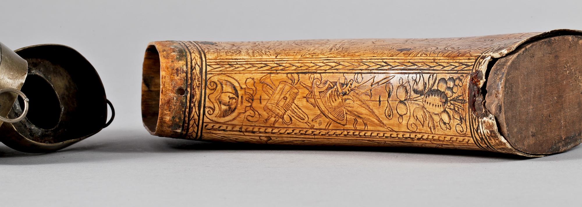 KRUTHORN, horn, 1600-talets början.